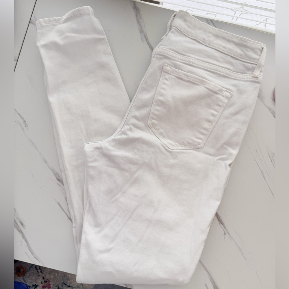 Old Navy White Rock Star Jeans